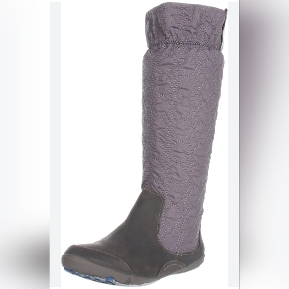 Cushe Gray ReFlex Quilted Tall Boots 7 - Picture 1 of 9